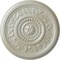 Ekena Millwork Marseille Ceiling Medallion (Fits Canopies up to 4 1/4"), Hand-Painted Flash Blue, 16 1/8"OD x 5/8"P CM16MAFBS - alternate 1